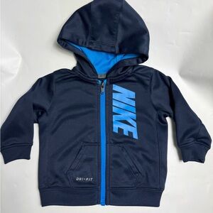 Nike Baby 0-6 months Navy Blue Zip-Up jacket